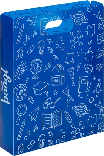 Tablas de plástico Baagl para cuadernos escolares azules
