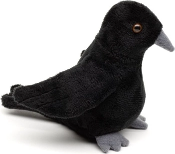 Cuervo de peluche de 12 cm eco-friendly
