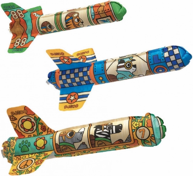 Djeco DIY cohetes lanzables para niños