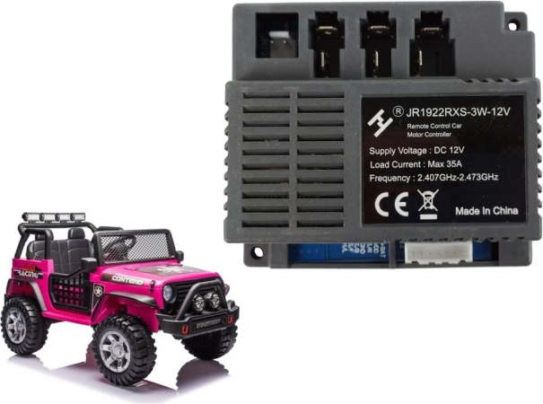 Unidad de control JR1922RXS-3W 12V para cochecitos eléctricos XMX618 y XMX608