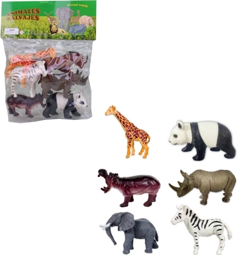 Animalitos safari en bolsa (6 uds.)