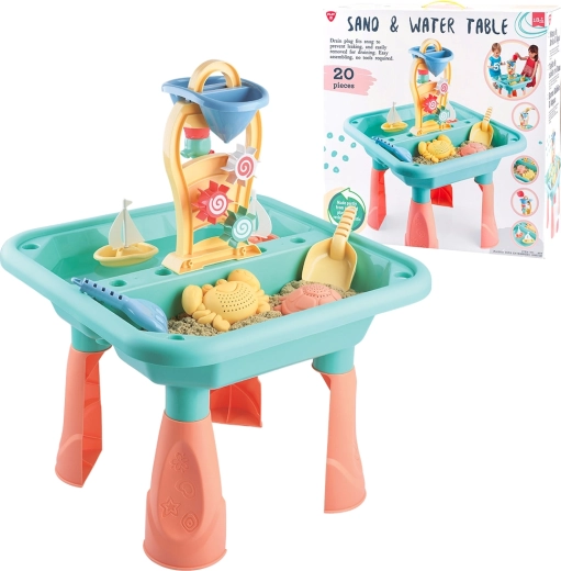 Playgo mesa de agua y arena – set de 20 piezas