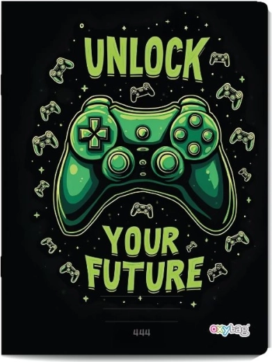 Cuaderno A4 Gamer rayado, 40 hojas