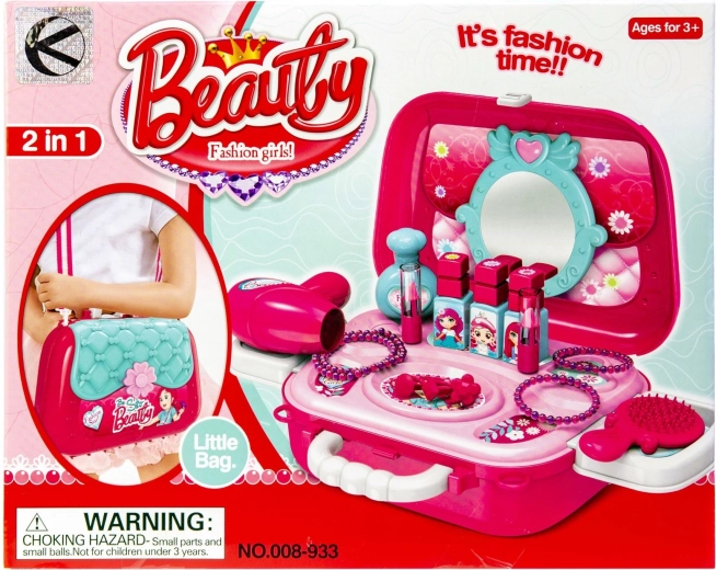 Tocador infantil – set de cosmética en maletín (20 piezas) - 1 unidad