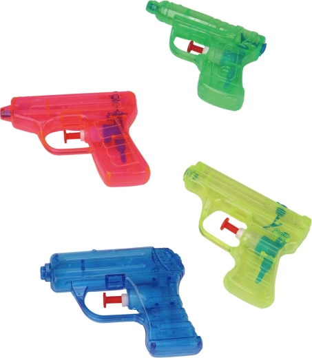 Juego de mini pistolas de agua para niños, 4 piezas