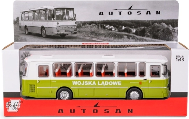Maqueta de autobús Autosan H9-20 Fuerzas Terrestres a escala 1:43