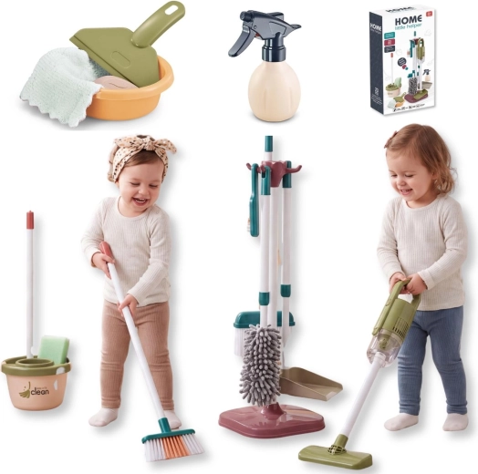Set de limpieza infantil TinyMini con soporte, 23 piezas