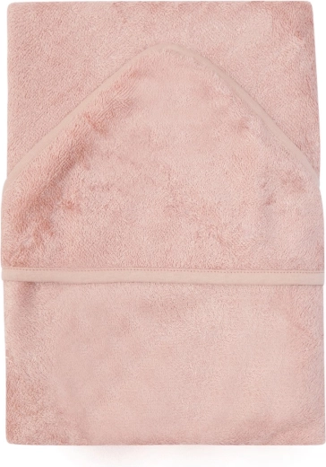 Toalla con capucha Timboo XXL 95 × 95 cm misty rose