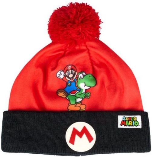 Gorro rojo de forro polar de Super Mario