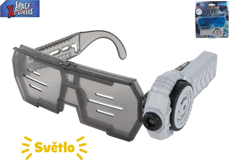 Gafas espaciales infantiles con linterna proyectora Space Explorers