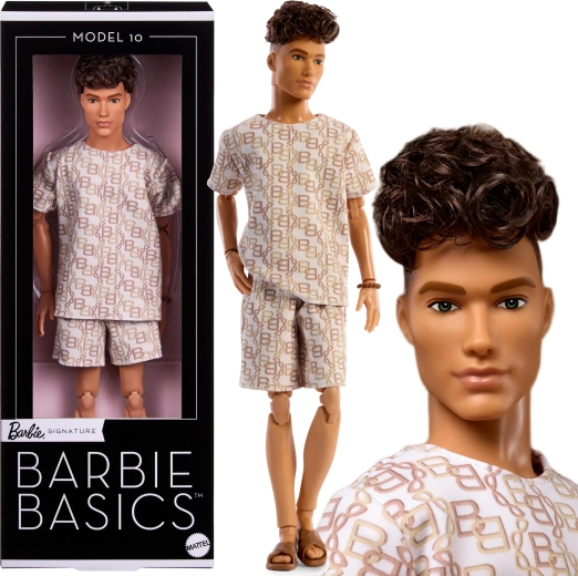 Muñeco coleccionable Mattel Barbie Signature Basics Ken modelo 10