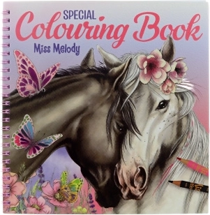 Cuaderno para colorear de caballos
