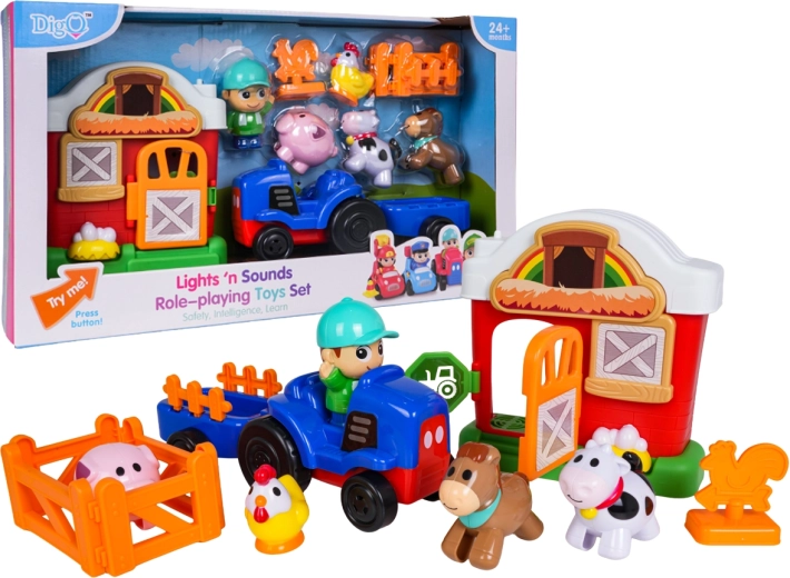 Granja para los más pequeños con tractor