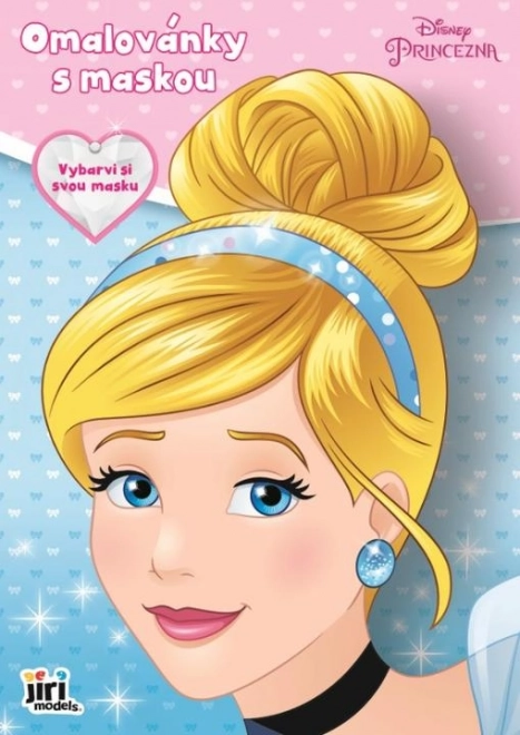Libro para colorear con máscara Disney Princesas