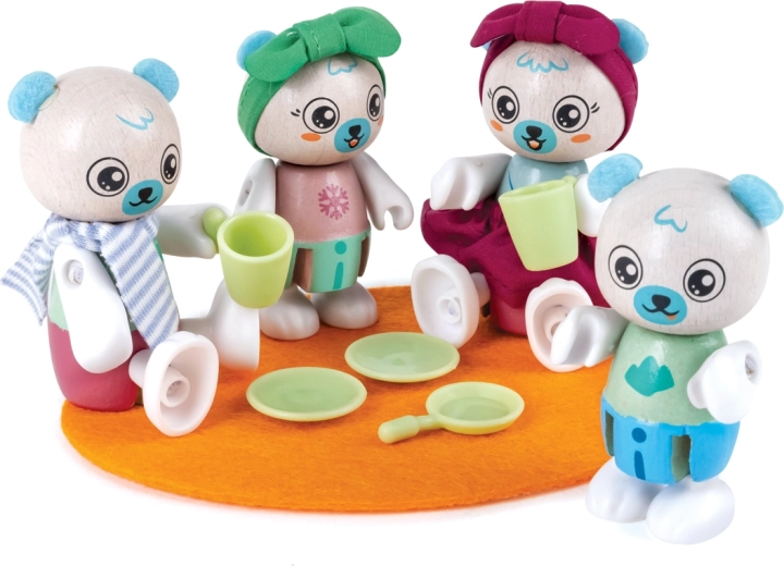 Familia de osos polares