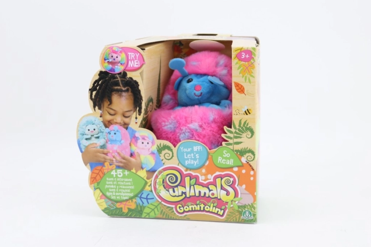 Mariquita de peluche interactiva