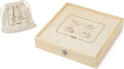 Juego de mesa de madera 4 en 1 - 1 unidad