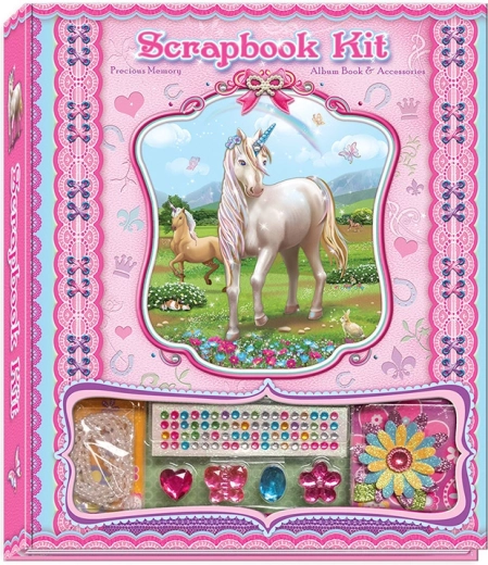 Cuaderno con accesorios Unicornio