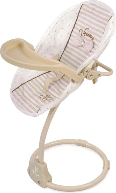Trona y columpio multifuncional para muñecas 3 en 1 Verona