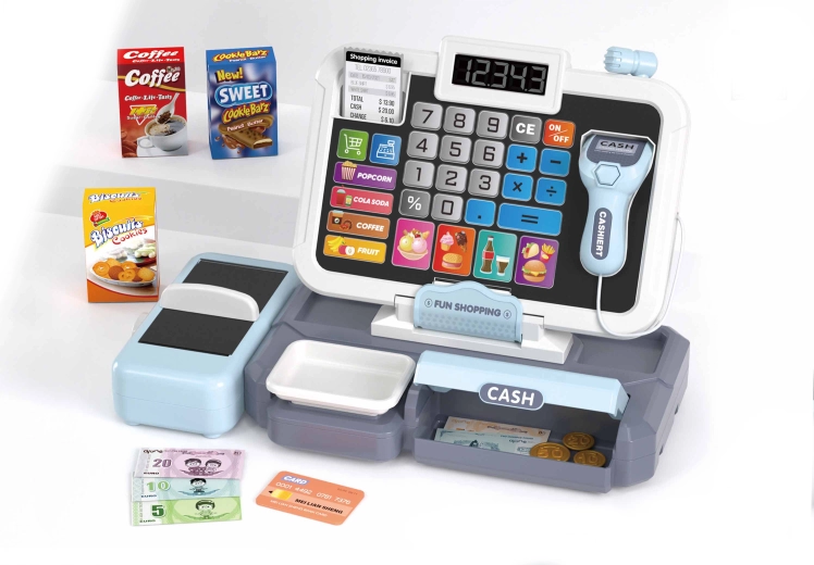 Caja registradora infantil con efectos de 33 cm