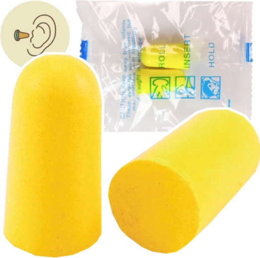 Tapones para los oídos antirruido 24,5 × 13 mm