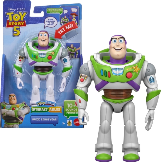 Figura interactiva Mattel Disney Toy Story Buzz Lightyear 18 cm (EN)