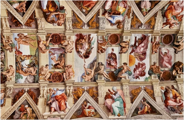 Educa puzzle miniatura Capilla Sixtina 1000 piezas