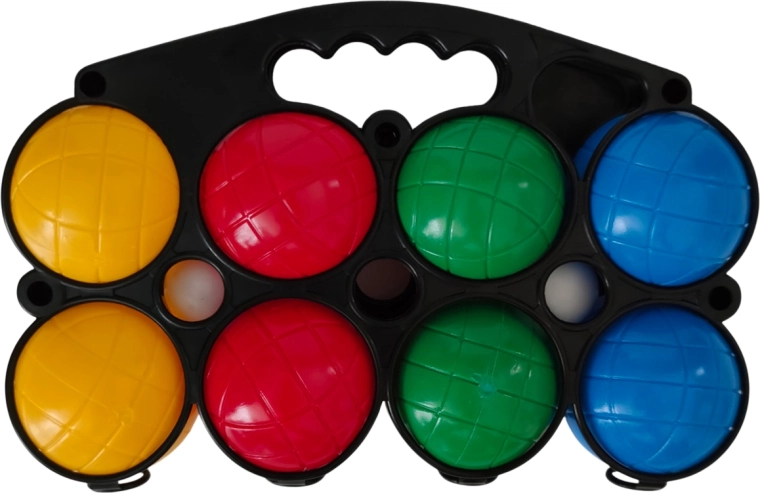 Bolas de petanca de plástico – set de 8 uds