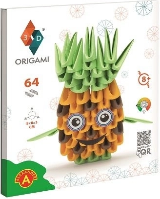 Divertido set de Origami 3D – Piña para niños