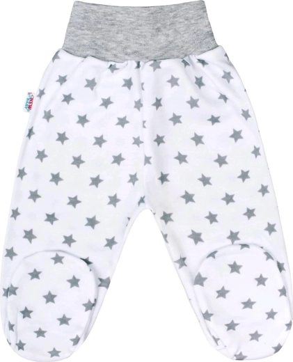 Polaina para bebé NEW BABY Classic II gris con estrellitas