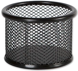 Portalápices metálico mediano CONCORDE, negro
