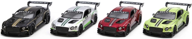 Cochecito metálico Bentley Continental GT3