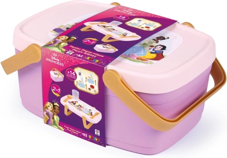 Cesta de picnic Disney Princess 2 en 1 con mesita