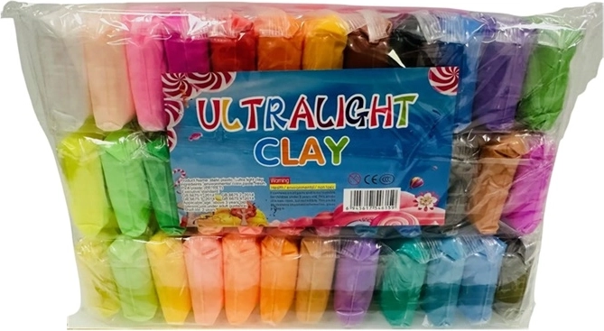 Pasta de modelar de espuma BIGTOYS - 36 unidades