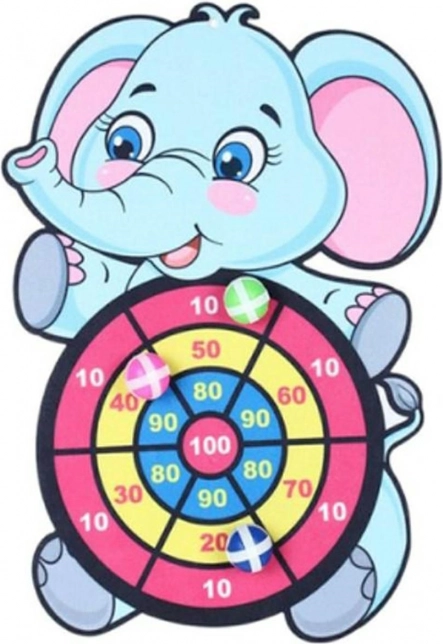 Juego de lanzamiento seguro dardo con pelotas de velcro