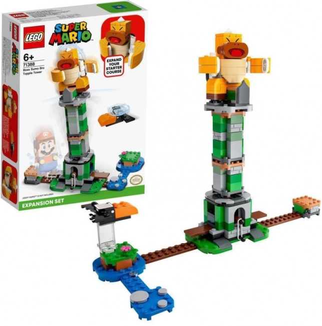 LEGO® Super Mario™ 71388 Boss Sumo Bro y torre que se derrumba – set de expansión