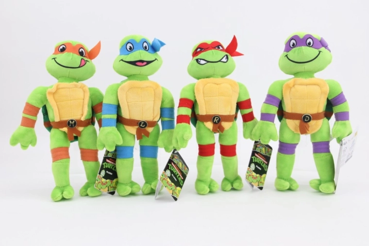 tortuga ninja de peluche 25 cm