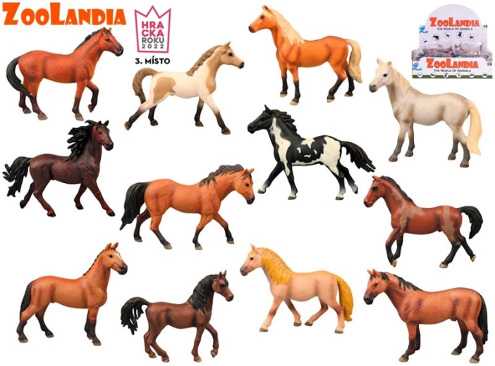 Zoolandia caballo de plástico 14 cm – 12 tipos