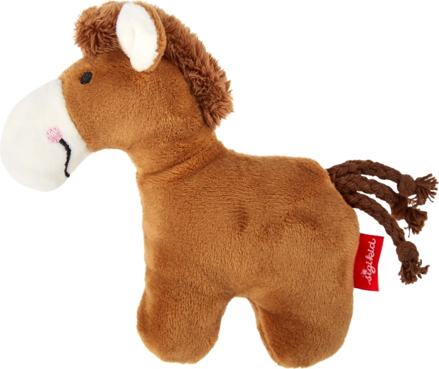 Sigikid primer caballito de peluche con sonajero