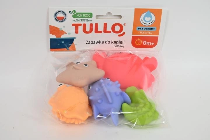 Animalitos de baño de colores sin orificios – set de 5 unidades