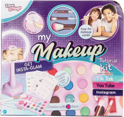 Set de tutoriales de maquillaje Love & Hugs