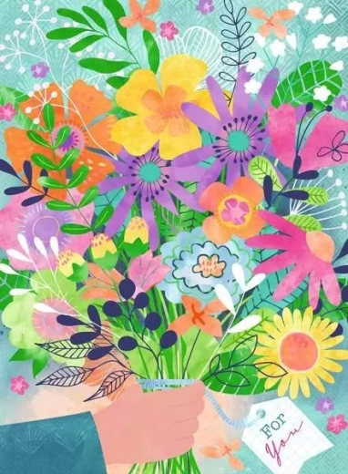 Puzzle Ravensburger Flores para ti 500 piezas