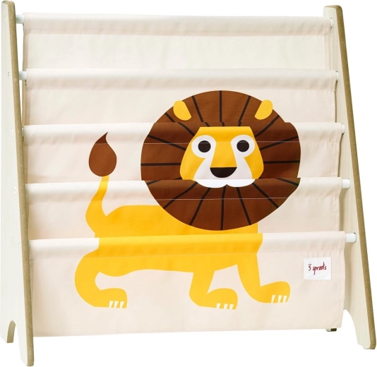 3 Sprouts soporte para libros Lion Yellow
