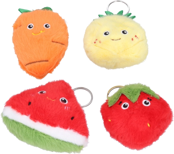 Llavero de frutas y verduras - 1 unidad