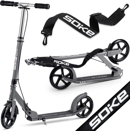 Patinete urbano Soke City Gray
