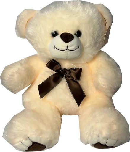 Osito de peluche color crema 28 cm