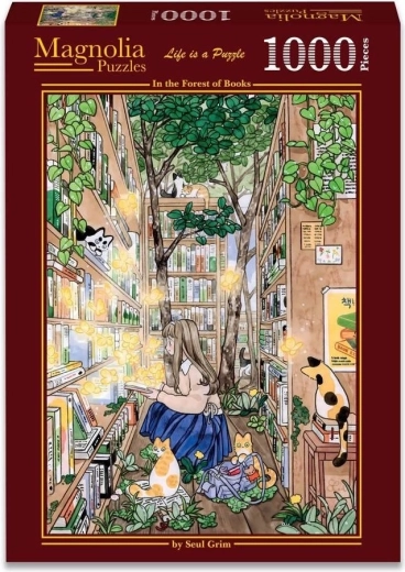 Puzzle Magnolia En el bosque de libros 1000 piezas