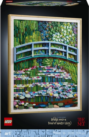 LEGO Art Claude Monet Puente sobre un estanque de nenúfares