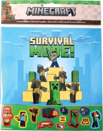 Álbum de pegatinas Minecraft – 50 pegatinas