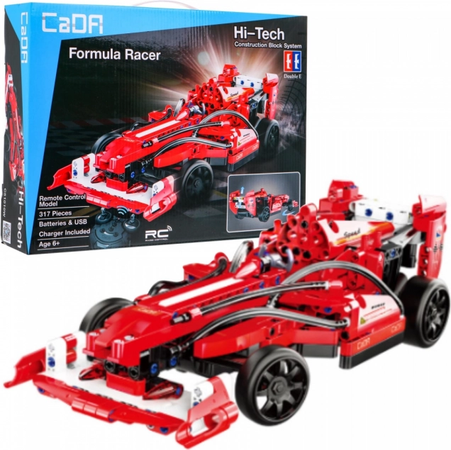 Kit de construcción de fórmula de carreras RC de 317 piezas para niños 6+